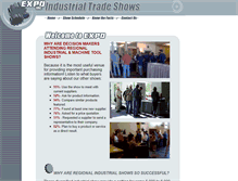 Tablet Screenshot of expoindustrialshows.com
